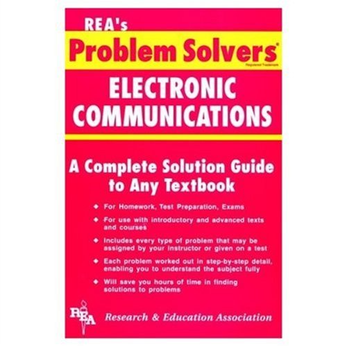 Electronic Communications Problem Solver (Problem Solvers Solution Guides)