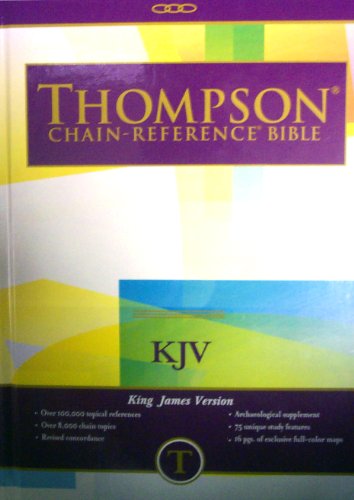 Thompson Chain-Reference Bible King James Version/Large Print/Red Letter/Brown