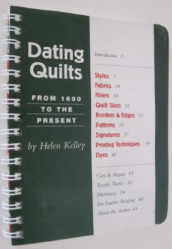 Dating Quilts: From 1600 to the Present