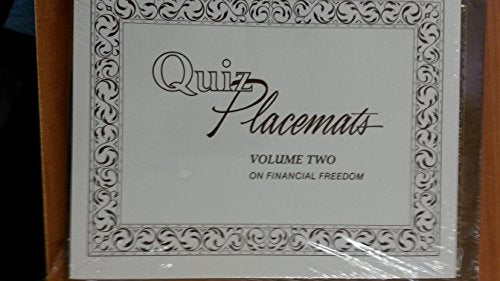 Men's Manual, Vol. 2 / Quiz Placemats on Financial Freedom, Vol. 2