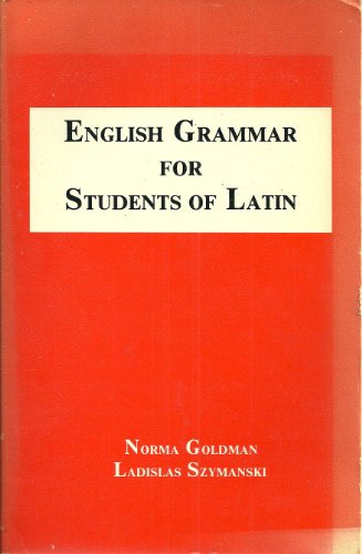 English Grammar for Students of Latin