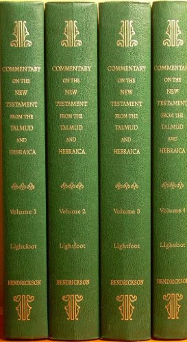 A Commentary on the New Testament from the Talmud and Hebraica (4 Vol. Set)