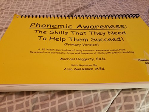 Phonemic Awareness: The Skills That They Need to Help Them Succeed!