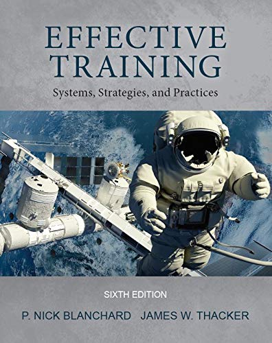 Effective Training: Systems, Strategies, and Practices