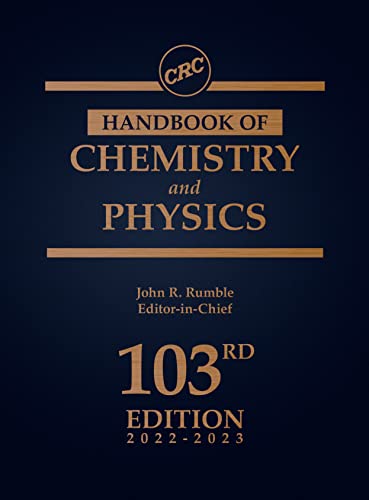 CRC Handbook of Chemistry and Physics