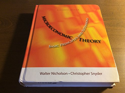 Microeconomic Theory: Basic Principles and Extensions