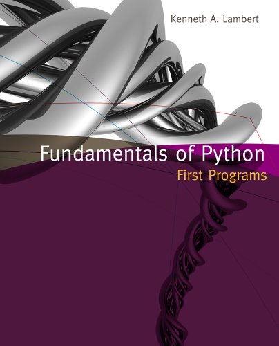 Fundamentals of Python: First Programs (MindTap Course List)