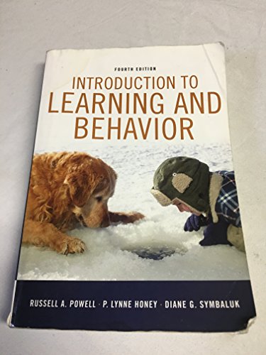 Introduction to Learning and Behavior (PSY 361 Learning)
