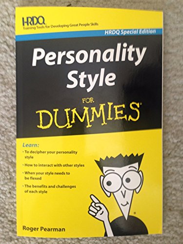 Personality Style for Dummies HRDQ Special Edition