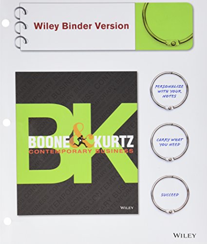 Contemporary Business, Binder Ready Version ( Standalone book)