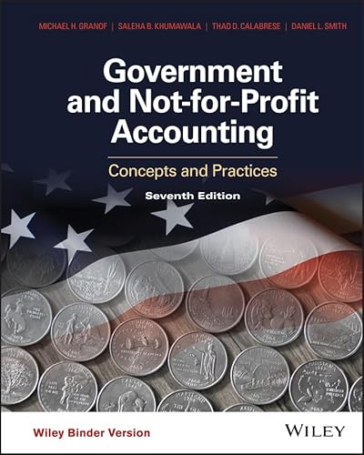 Government and Not-for-Profit Accounting: Concepts and Practices
