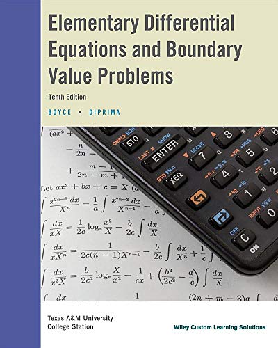 ELEM.DIFFERENTIAL EQUATIONS >CUSTOM<