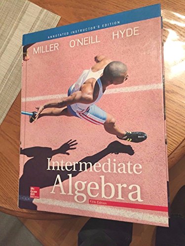 Intermediate Algebra Fifth Edition Annotated Instructor's Edition 2018