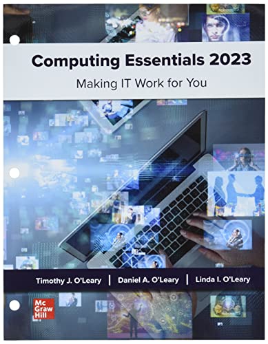 Loose Leaf for Computing Essentials