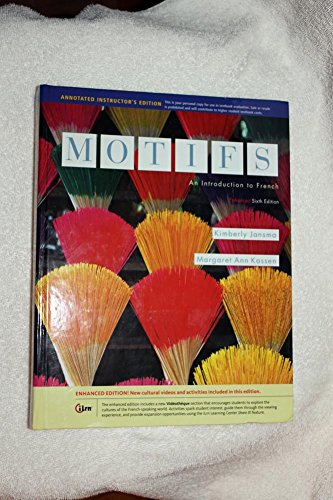 Motifs: An Introduction to French (World Languages)