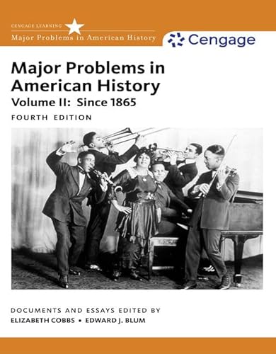 Major Problems in American History, Volume II