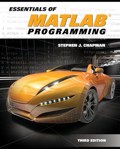 Essentials of MATLAB Programming (MindTap Course List)