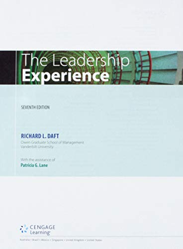 Bundle: The Leadership Experience, Loose-Leaf Version, 7th + MindTap Management, 1 term (6 months) Printed Access Card