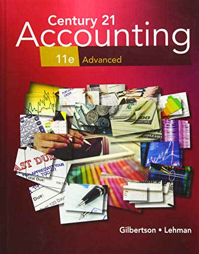 Century 21 Accounting: Advanced (Mindtap Course List)