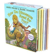 How Do Dinosaurs Read for Fun? Boxed Set with Bonus Poster Inside
