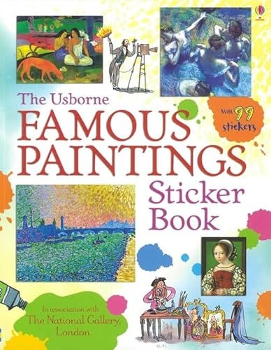 Famous paintings sticker book