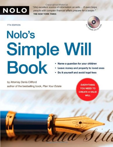 Nolo's Simple Will Book