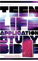 Tyndale NLT Teen Life Application Study Bible (LeatherLike Pink) NLT Study Bible with Notes and Features Full Text New Living Translation