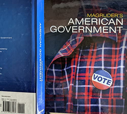 Magrudger's American Government, Student Textbook, c. 2022, 9781418363437, 141836343X
