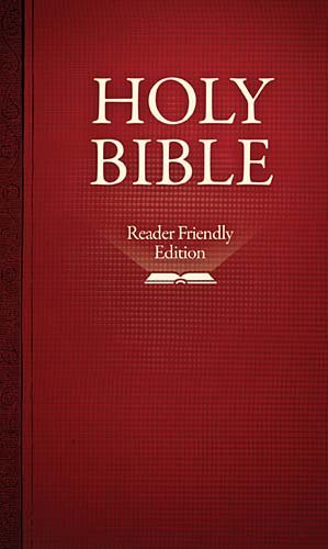 Holy Bible: Reader Friendly Edition, Red