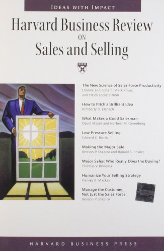 Harvard Business Review on Sales and Selling (Harvard Business Review Paperback)