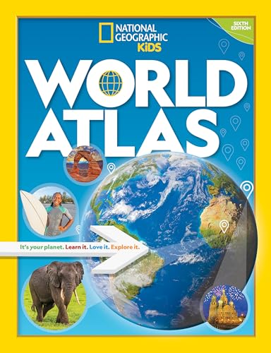 National Geographic Kids World Atlas, 6th Edition (NGK Atlases)