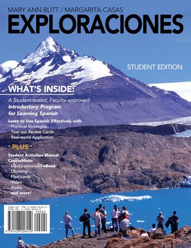Exploraciones (with Student Activities Manual and Spanish CourseMate Printed Access Card) (World Languages)