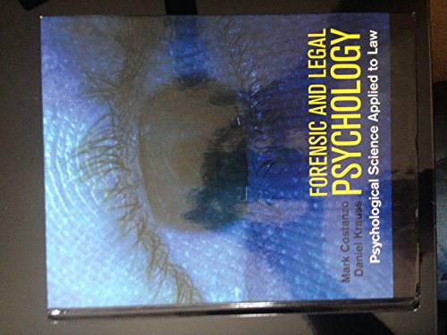 Forensic and Legal Psychology