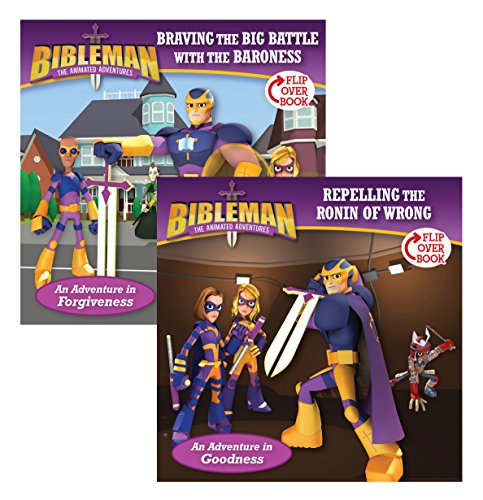 Braving the Big Battle with the Baroness / Repelling the Ronin of Wrong, Flip-Over Book (Bibleman)