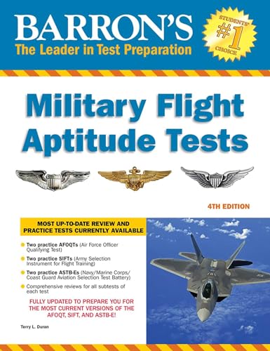 Military Flight Aptitude Tests (Barron's Test Prep)