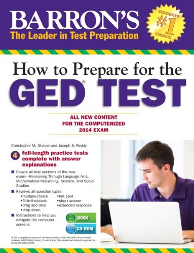 How to Prepare for the GED® Test (with CD-ROM): All New Content for the Computerized 2014 Exam (Barron's GED)