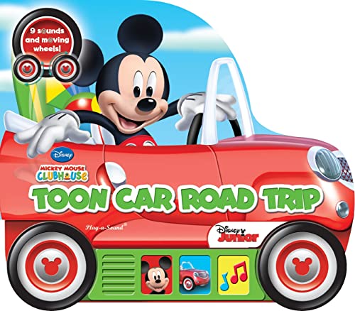 Mickey Mouse Clubhouse: Toon Car Road Trip: Shaped Vehicle Play-a-Sound Book (Little Vehicle Book)