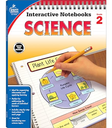 Carson Dellosa | Science Interactive Notebook | 2nd Grade, 96pgs