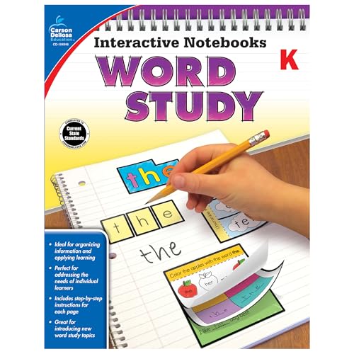 Interactive Notebooks Word Study, Grade K