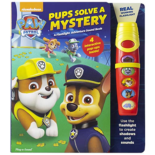 Nickelodeon PAW Patrol - Pups Solve a Mystery: A Flashlight Adventure Sound Book - PI Kids