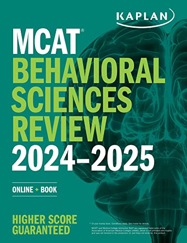 MCAT Behavioral Sciences Review 2024-2025: Online + Book (Kaplan Test Prep)