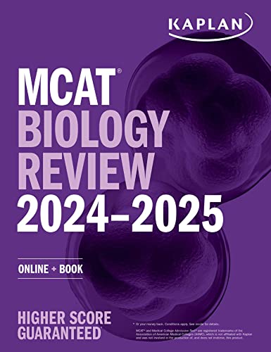 MCAT Biology Review 2024-2025: Online + Book (Kaplan Test Prep)