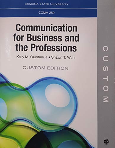 Communication for Business and the Professions - Custom Edition