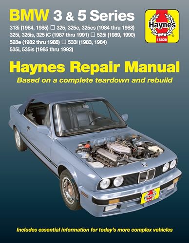 BMW 3 & 5 Series 1982 thru 1992 Haynes Repair Manual