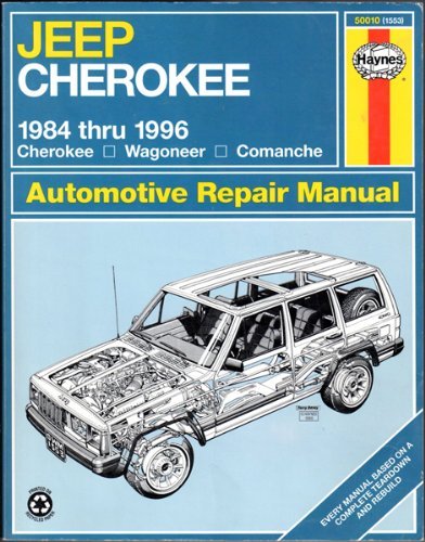 Jeep Cherokee 1984 Thru 1996 Cherokee Wagoneer Comanche (Haynes Auto Repair Manuals Series)