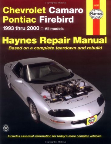 Chevrolet Camaro / Pontiac Firebird, '93'00
