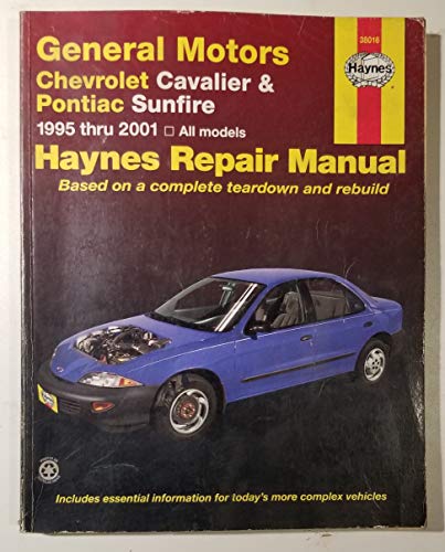 Haynes General Motors Chevrolet Cavalier & Pontiac Sunfire 1995-2001 (Hayne's Automotive Repair Manual)