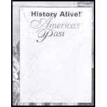 History Alive! america's Past (lesson guide 1, lessons 1-13)