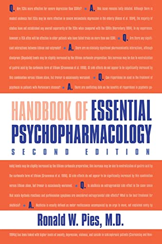 Handbook of Essential Psychopharmacology
