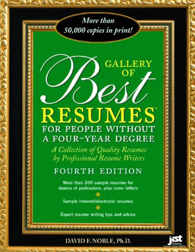 Gallery of Best Resumes: for People Without a Four-Year Degree